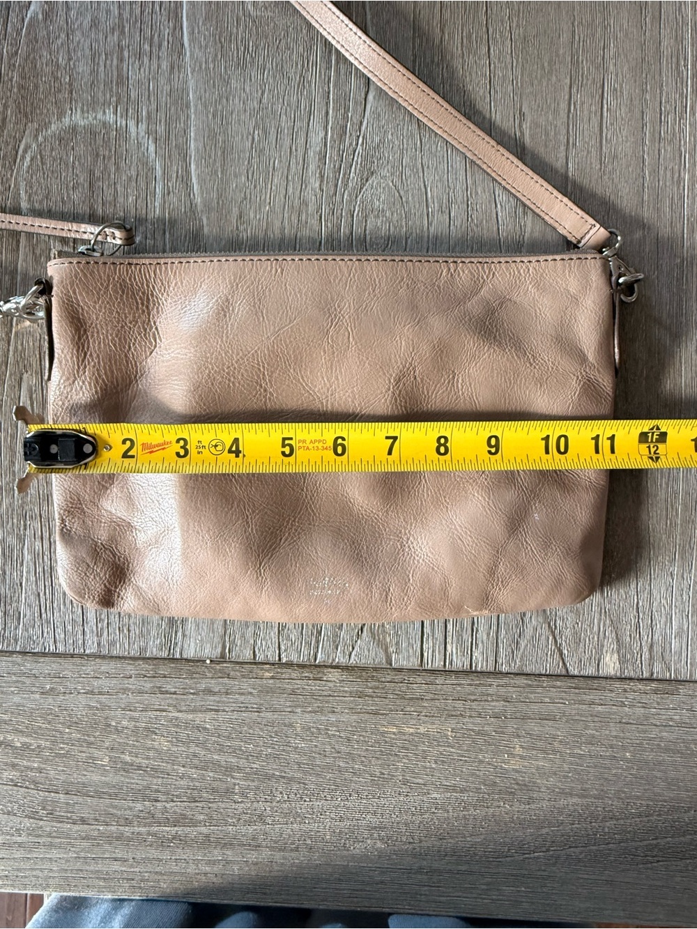 Fossil Fiona Leather Crossbody Bag with Adjustable Strap‎ Tan - Picture 8 of 10